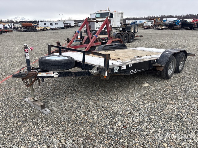 2016 C & B 16 ft T/A Utility Trailer