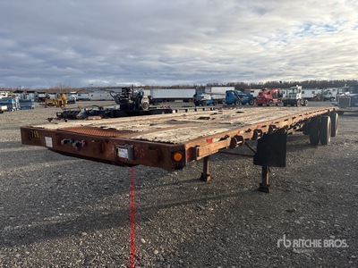 1982 Fruehauf 45 ft T/A Flatbed Trailer
