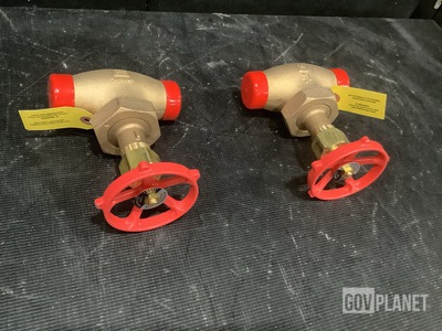 (8) Milwaukee Valve 1590T-114 Globe Valves