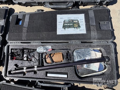 Lot of 6- Vehicle Inspection Kits (In lockable Pelican Cases) Ship Dims: 48x42x20 275lbs