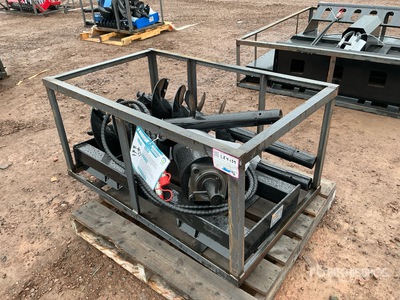 2026 Mower King SSECAG-Y Skid Steer Auger (Unused)