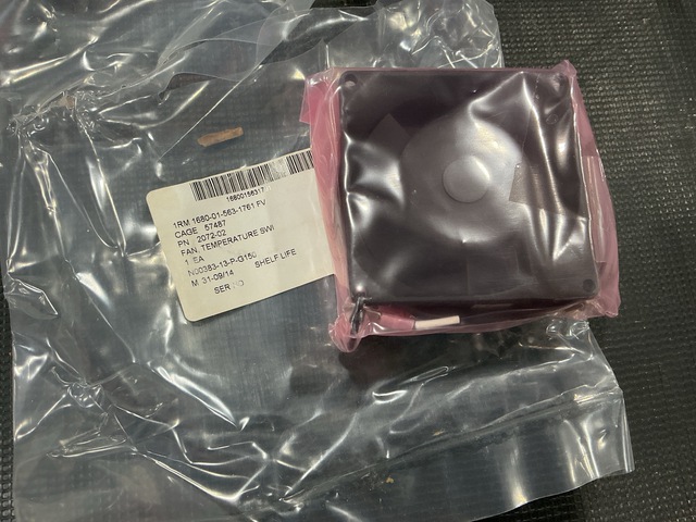 (2) Rotron 2072-02 Temperature Switch Fans