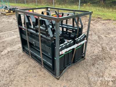 Quantity of (5) 2026 AGT JDCPF48-4400-FF 48 in 4400 lb Wheel Loader Forks (Unused)