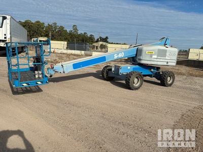2018 Genie S-40 4WD Diesel Telescopic Boom Lift