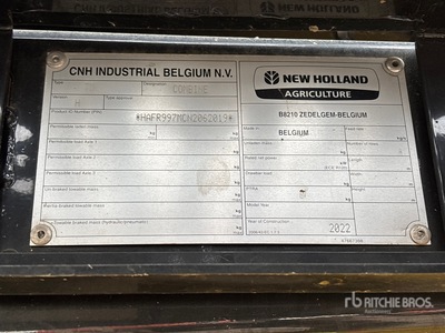 2022 New Holland CR9.90 Moisonneuse-batteuse