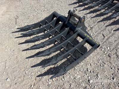 2026 Warrior WBRC05-1000 39 in Excavator Rake - Fits Cat 305 / 5 - 6 ton (Unused)