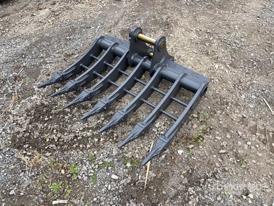 2026 Warrior WBRC05-1000 39 in Excavator Rake - Fits Cat 305 / 5 - 6 ton (Unused)