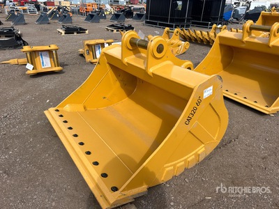 2026 Warrior WBMCC20-1500 59 in Cleanup Godet d'excavatrice - Fits Cat 320 / 20 - 25 ton (Unused)