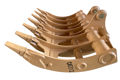 2026 Warrior WBRC12-1620-1 64 in Excavator Rake - Fits Cat 312 / 10 - 12 ton (Unused)