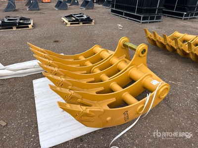2026 Warrior WBRC20-1620 Râteau d'excavatrice - Fits Cat 320 / 20 - 25 ton (Unused)