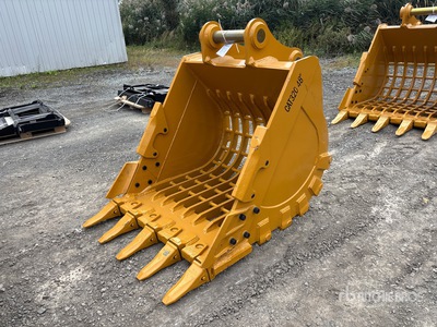 2026 Warrior WBSC20-1100 44 in Skeleton Excavator Bucket - Fits Cat 320 / 20 - 25 ton (Unused)