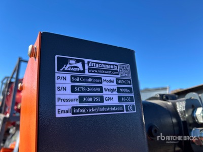 2026 Handy HSNC78 78 in Skid Steer Power Rake (Unused)