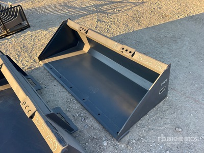 2026 TOFT HSSRB-72 72 in Skid Steer Bucket (Unused)