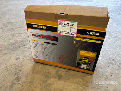 2026 Powertek PT-H500G Rotary Green Line Laser niveau (Unused)