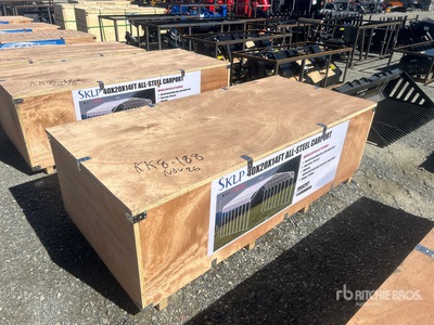 2026 SKLP SK-SC40 20 ft x 40 ft All-Steel Carport (Unused)