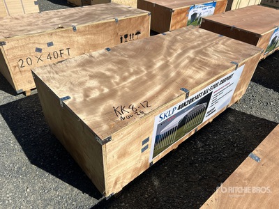 2026 SKLP SK-SC40 20 ft x 40 ft All-Steel Carport (Unused)