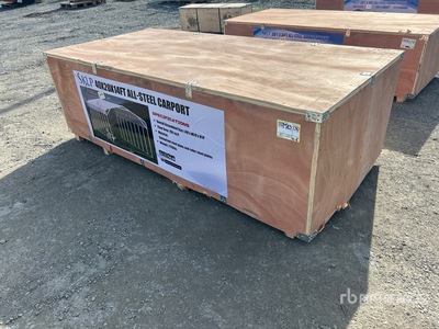 2026 SKLP SK-SC40 20 ft x 40 ft All-Steel Abri d'Auto (Unused)