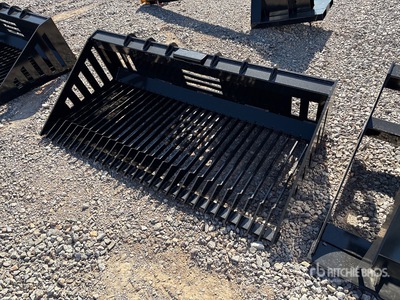 2026 GIYI GY-RB66N 66 in Q/C Rock Skid Steer Bucket (Unused)