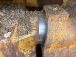 Undercarriage with Left Track Tensioner