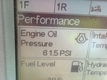 Control Station with Engine Oil Pressure