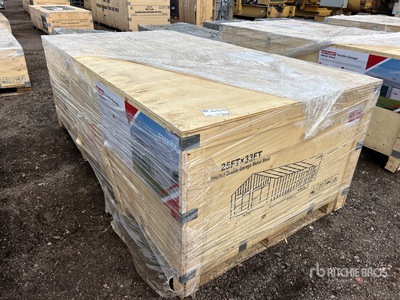 2026 SDL2533DGMS Double Garage Metal Shed (Unused)