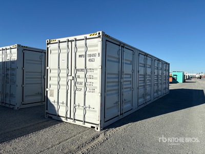2026 40 ft High Cube Multi-Door Storage Container