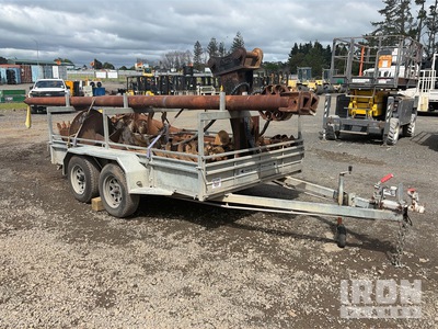 2009 Prescott T/A C/With Digga PD15 Auger & Attachments Trailer utilitario
