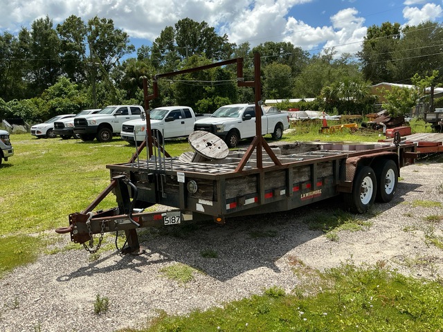 2013 Lawrimore 83X18E2 18 ft T/A Utility Trailer