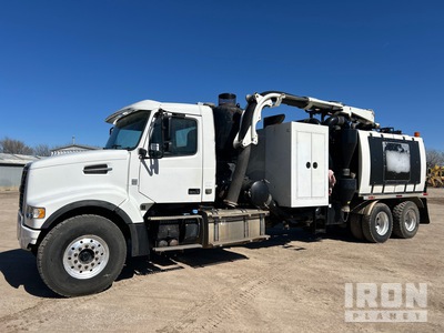 2011 Aquatech X-10 on 2011 Volvo VHD64B 6x4 Vacuum Excavator Truck