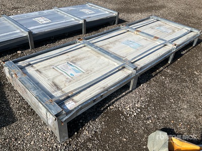 Quantity of (200) 2026 STARVOX S3048Y Corrugated Steel Panels (Silver) (Unused)