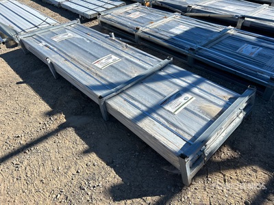 Quantity of (150) 2026 STARVOX S3048Y 10 ft Corrugated Steel Panels (Silver) その他 - 店舗 & 倉庫 (Unused)