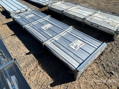 Quantity of (150) 2026 STARVOX S3048Y 10' Corrugated Steel Panels (Silver) その他 - 店舗 & 倉庫 (Unused)