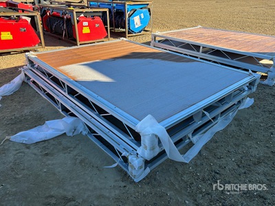 Quantity of (2) 2026 BYT BDF6 6 ft x 8 ft Aluminum Boat Dock Section Kit (Unused)