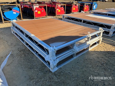 Quantity of (2) 2026 BYT BDF6 6 ft x 8 ft Aluminum Boat Dock Section Kit (Unused)