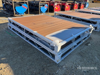 Quantity of (2) 2026 BYT BDF6 6 ft x 8 ft Aluminum Boat Dock Section Kit (Unused)