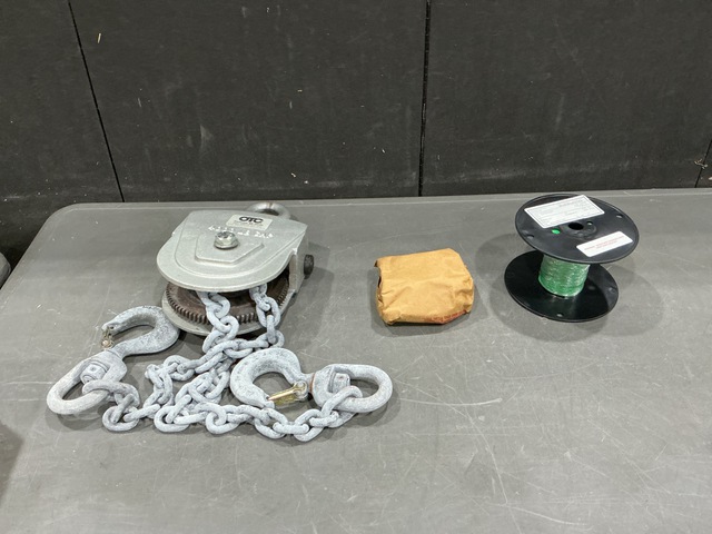 (2) Engine/Transmission Slings, (32) Bevel Gears & Assorted Items