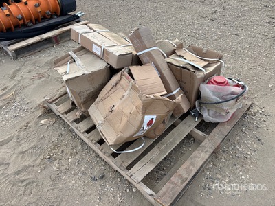 Quantity of (6) 2026 BYT ABTJK50 50 ton Air/Hydraulic Bottle Jack w/Handle (Unused)