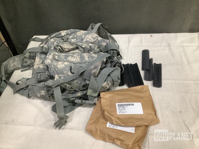 (31) Vernier Assemblies, (165) Rail Covers, (18) Assault Packs & Assorted Items
