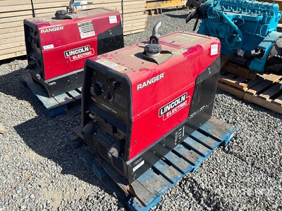 Lincoln Electric Ranger 225 225 A Skid-Mounted Multi-Process を見 Welder - Electric