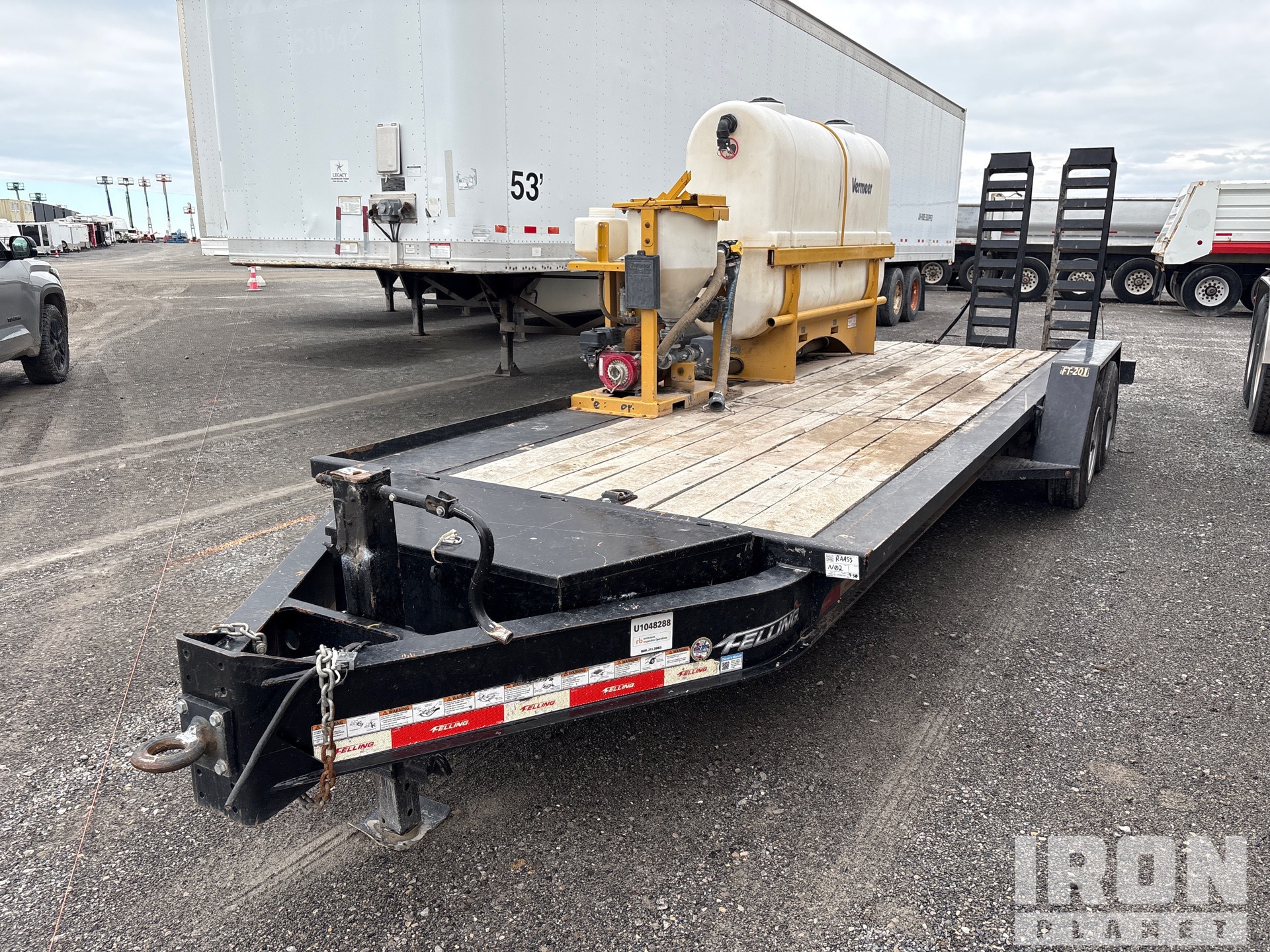 2024 Felling 24 ft T/A Flatbed Trailer
