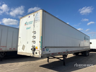 2015 Utility 4000D-X 53 ft x 102 in T/A Van Trailer