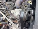 Engine with A/C Compressor