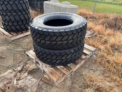 Quantity of (2) Boto 385/65R22.5 إطارات المعدات (Unused)