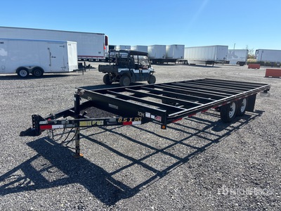 2015 Doolittle 20 ft T/A Equipment Trailer