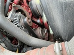 Engine with A/C Compressor