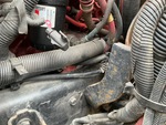 Engine with Air Compressor