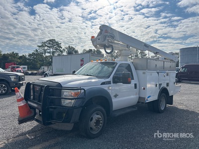 Altec AT236 34.9 ft on 2013 Ford F-450 XL 4x2 Bucket Truck