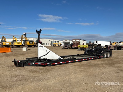 2012 T/A 30 ft - 42 ft Extendable Deck Grain Bin Hauling Trailer Varios, remolque de agricultura