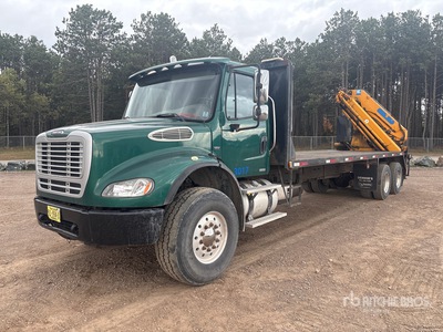 Effer 210 5S Knuckle Boom on 2007 Freightliner M2 112 6x4 Camion à flèche