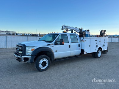 2016 Ford F-550 XL 4x4 Crew Cab شاحنة خدمة